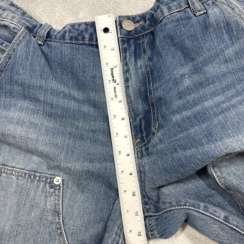 Forever 21 x Ford Double Knee Herringbone Carpenter Jeans Men 34 (Fits 34X31)